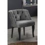 Atelier del Sofa Fotelja Roma Black Wooden Grey - slika 1