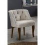 Atelier del Sofa Fotelja Roma Walnut Wooden Cream - slika 1