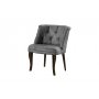 Atelier del Sofa Fotelja Roma Walnut Wooden Grey - slika 2