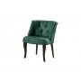 Atelier del Sofa Fotelja Roma Walnut Wooden Sea Green - slika 2