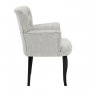 Atelier del Sofa Fotelja Paris Black Wooden Cream - slika 2