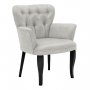 Atelier del Sofa Fotelja Paris Black Wooden Cream - slika 1