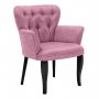 Atelier del Sofa Fotelja Paris Black Wooden Powder - slika 1