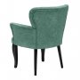 Atelier del Sofa Fotelja Paris Black Wooden Sea Green - slika 3