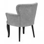 Atelier del Sofa Fotelja Paris Black Wooden Grey - slika 3
