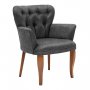 Atelier del Sofa Fotelja Paris Walnut Wooden Fume - slika 1