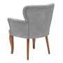 Atelier del Sofa Fotelja Paris Walnut Wooden Grey - slika 3