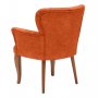 Atelier del Sofa Fotelja Paris Walnut Wooden Tile Red - slika 3
