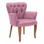 Atelier del Sofa Fotelja Paris Walnut Wooden Powder - slika 1