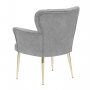 Atelier del Sofa Fotelja Paris Gold Metal Cream - slika 2