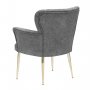 Atelier del Sofa Fotelja Paris Gold Metal Grey - slika 2