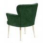 Atelier del Sofa Fotelja Paris Gold Metal Khaki - slika 2