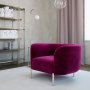 Atelier del Sofa Fotelja Macaroon Fuchsia - slika 1