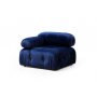 Atelier del Sofa Fotelja Bubble L1 Velvet Blue - slika 1