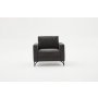 Atelier del Sofa Fotelja Berlin Anthracite Black - slika 4