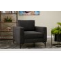 Atelier del Sofa Fotelja Berlin Anthracite Black - slika 1
