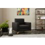 Atelier del Sofa Fotelja Berlin Anthracite Gold - slika 1