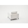 Atelier del Sofa Fotelja Berlin Cream Black - slika 3
