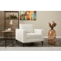 Atelier del Sofa Fotelja Berlin Cream Black - slika 1