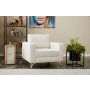 Atelier del Sofa Fotelja Berlin Cream Gold - slika 1
