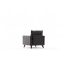Atelier del Sofa Fotelja Bella Armchair Anthracite - slika 5