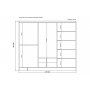 HANAH HOME Ormar Lavinia 006 White - slika 5