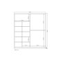 HANAH HOME Ormar Royal 504 White - slika 5