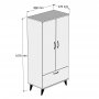 HANAH HOME Ormar GRD0203 - slika 5
