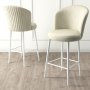 HANAH HOME Set 4 barske stolice Alte Cream White - slika 2