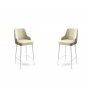 HANAH HOME Set 2 barske stolice Enox Cream White - slika 1