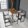 Atelier del Sofa Barski sto i stolice Nordic Cream - slika 1