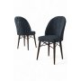 HANAH HOME Set 6 stolica Ritim Anthracite Brown - slika 3