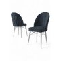 HANAH HOME Set 6 stolica Ritim Anthracite White - slika 3