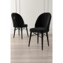 HANAH HOME Set 6 stolica Ritim Black - slika 2