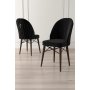 HANAH HOME Set 6 stolica Ritim Black Brown - slika 2