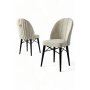 HANAH HOME Set 6 stolica Ritim Cream Black - slika 3