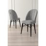 HANAH HOME Set 6 stolica Ritim Grey Black - slika 2