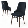 HANAH HOME Set 6 stolica Pare Anthracite Brown - slika 3