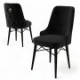 HANAH HOME Set 6 stolica Pare Black - slika 3