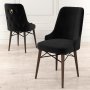 HANAH HOME Set 6 stolica Pare Black Brown - slika 2
