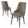 HANAH HOME Set 6 stolica Pare Cappuccino Brown - slika 3