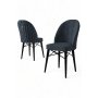 HANAH HOME Set 4 stolice Ritim Anthracite Black - slika 3