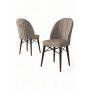 HANAH HOME Set 4 stolice Ritim Cappuccino Brown - slika 3