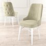 HANAH HOME Set 4 stolice Pare Cream White - slika 2