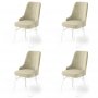 HANAH HOME Set 4 stolice Pare Cream White - slika 1