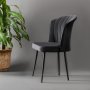 HANAH HOME Set 2 stolice Rubi Black - slika 2