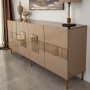 HANAH HOME Komoda Paris Bronze Gold - slika 5