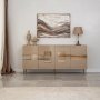 HANAH HOME Komoda Paris Bronze Gold - slika 1
