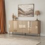 HANAH HOME Komoda Vienna Bronze Gold - slika 2
