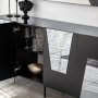 HANAH HOME Komoda Venice Black Fume - slika 5